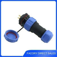cixiycx sp21 234579 pin ip68 waterproof aviation plug wire connector male plug and female socket back nut type