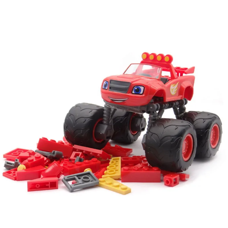 1 шт. блестящие игрушечные машинки русский дробилка грузовик фигурки игрушки