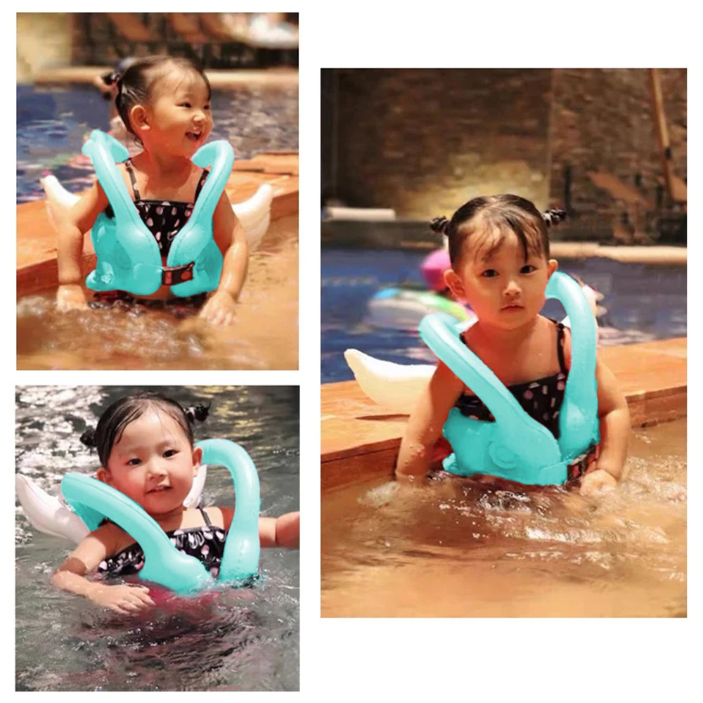

Swimming Pool Kids Life Vest Jackets Floating Angle Swings Inflatable Vest Baby Buoyancy Suits Lovely Swimming Security Jackets