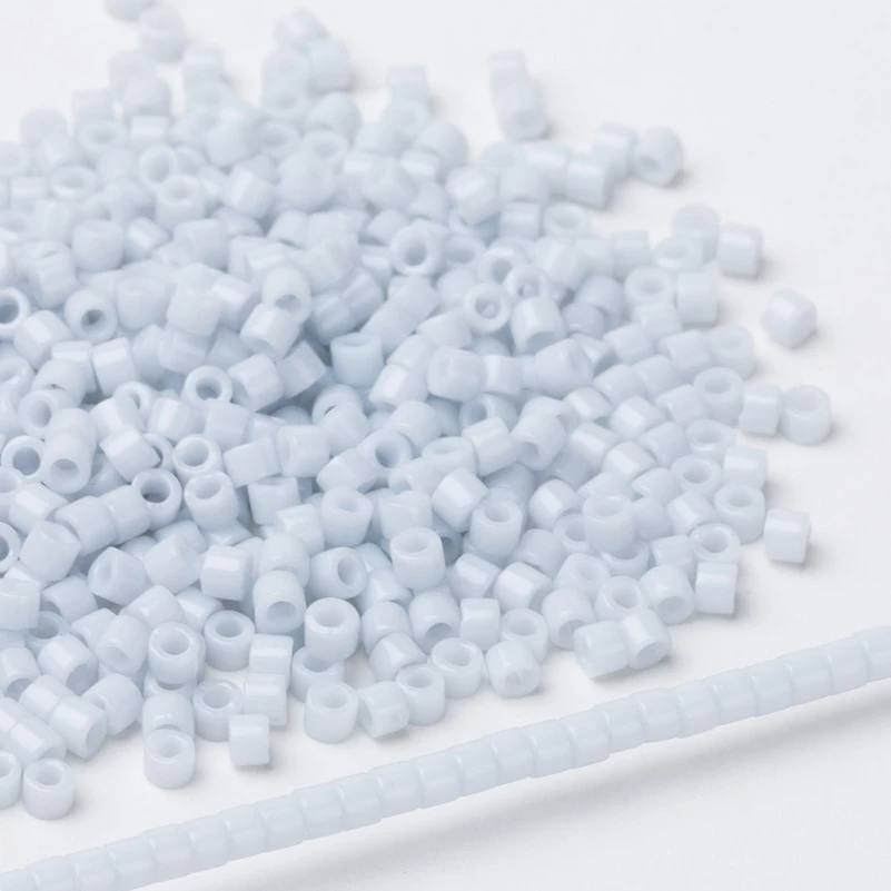 miyuki-DB209 Тайдиан Miyuki Delica Seed Bead 11/0 для Broderie De Perles Francaises непрозрачный белый DB200 1,6x1,3 мм около 1000 штук - Цвет: miyuki-DB209