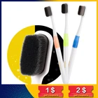 Сверхплотная щетиная зубная щетка Ultrasoft из бамбукового угольного волокна, мягкий уход за полостью рта для детей, беременных, чувствительные десны, чехол