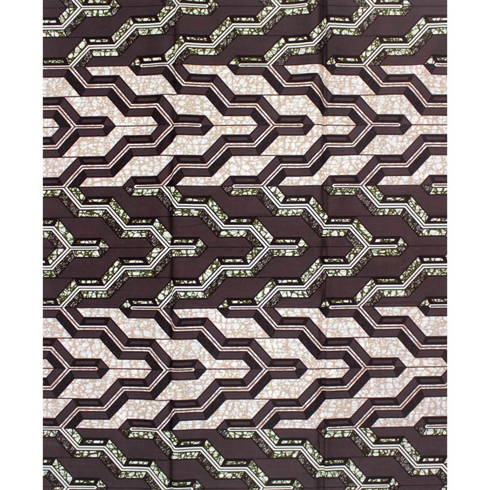

Latest African Printing Fabric, Block Wax Print Fabrics For Chitenge/Kikwembe /Pagnes/Ankara/Kiteng 6 Yards YBGSW-109