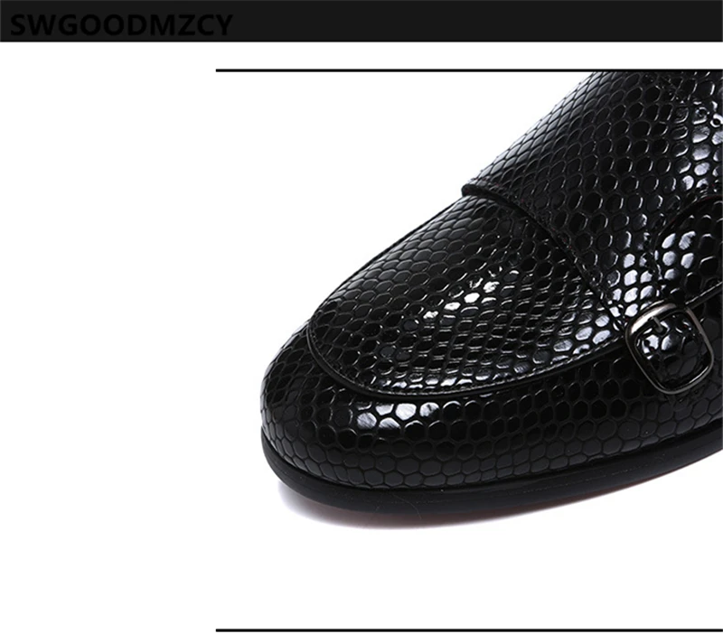 double monk strap shoes men leather half shoes for men mule masculino Coiffeur men half shoes zapatos de hombre casuales cuero