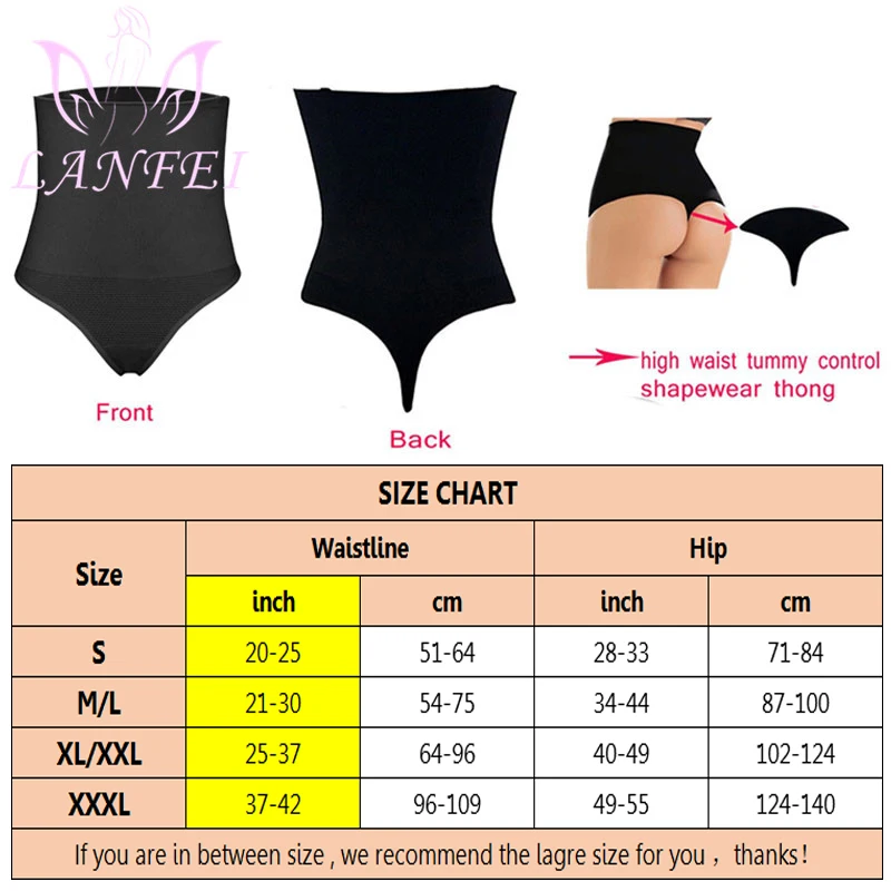 LANFEI женские трусики с высокой талией утягивающие Утягивающие стринги для