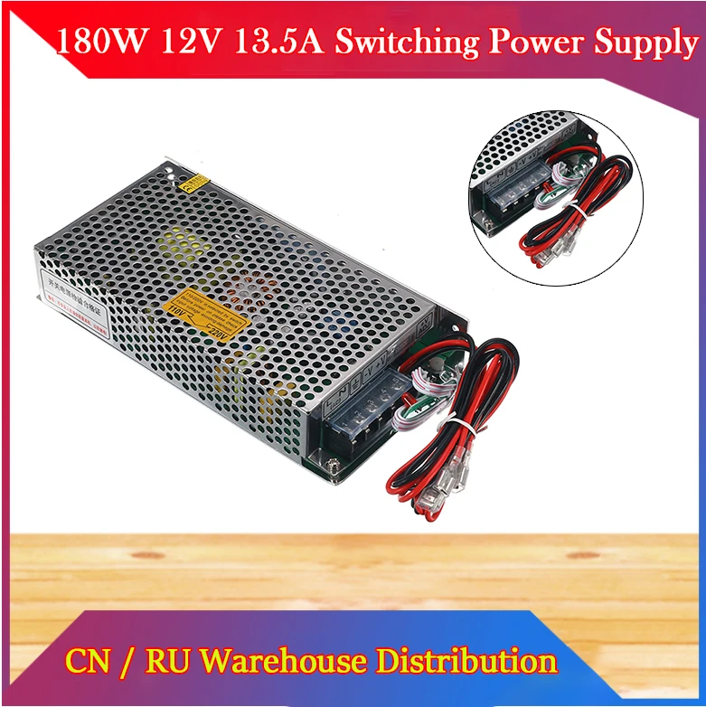 

180 Вт 12 в 110 а высокоэффективный трансформатор защита импульсный источник питания вход 220 В зарядное устройство выход