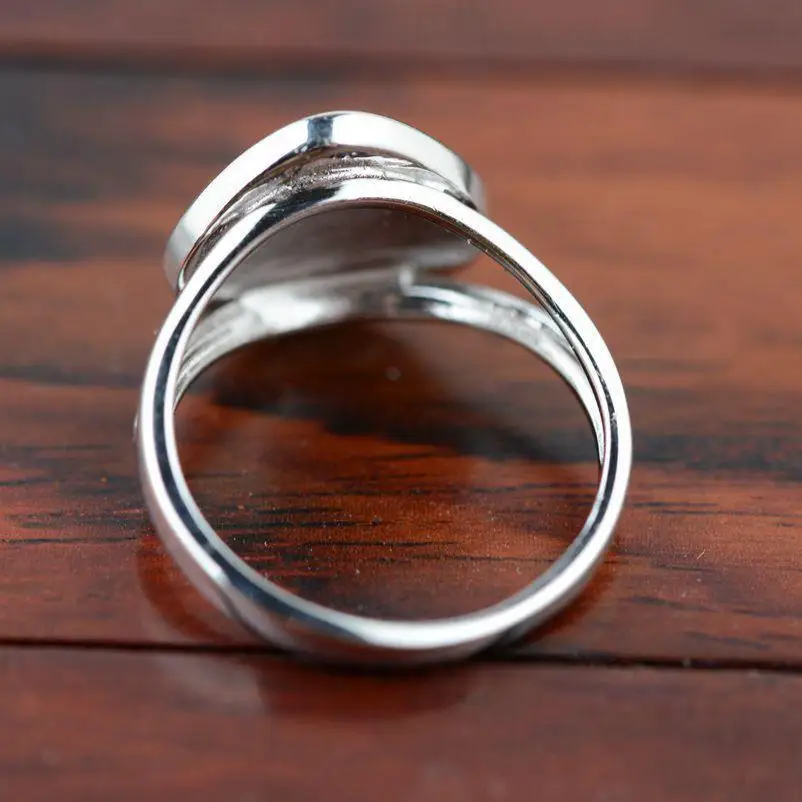 925 стерлингового серебра с драгоценными камнями для женщин натуральный черный