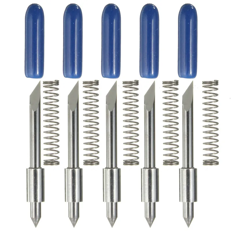 KZTech 50 шт. 60 градусов силуэт камеи режущие лезвия машина для резьбы плоттерные