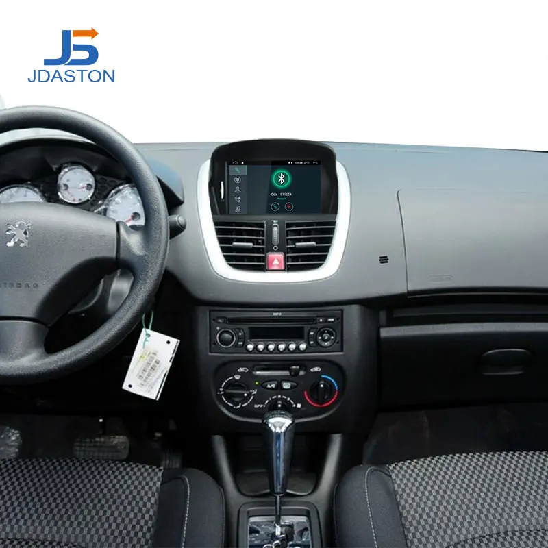 JDASTON Android 10 0 автомобильный DVD плеер для Peugeot 207 2007 2014 1 Din автомобильное радио GPS