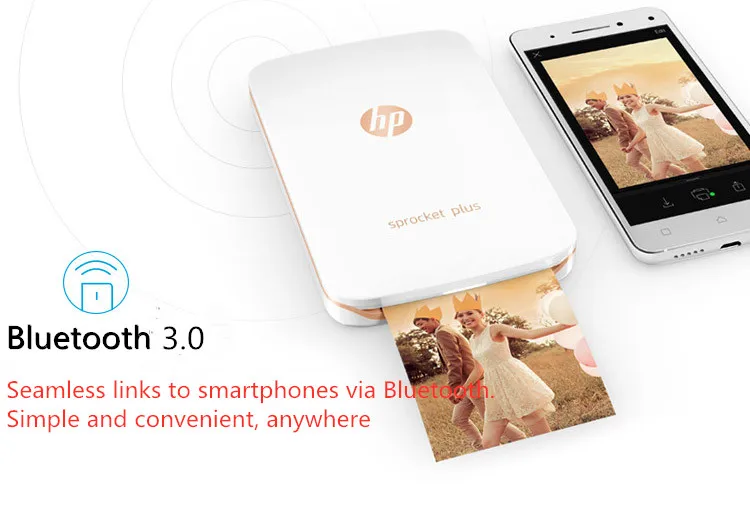 Мини Карманный фотопринтер мобильный телефон hp Звездочка плюс мобильный Bluetooth портативный карманный цветной фотопринтер Домашний Мини Портативный
