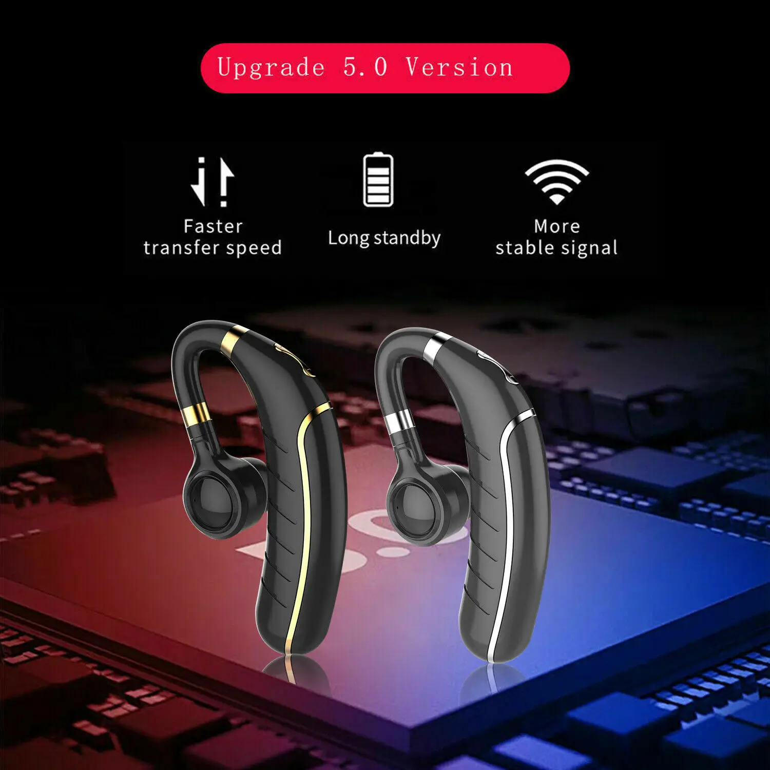 

Спортивные Беспроводные Наушники Bluetooth 5,0, наушники-вкладыши IPX5 TWS