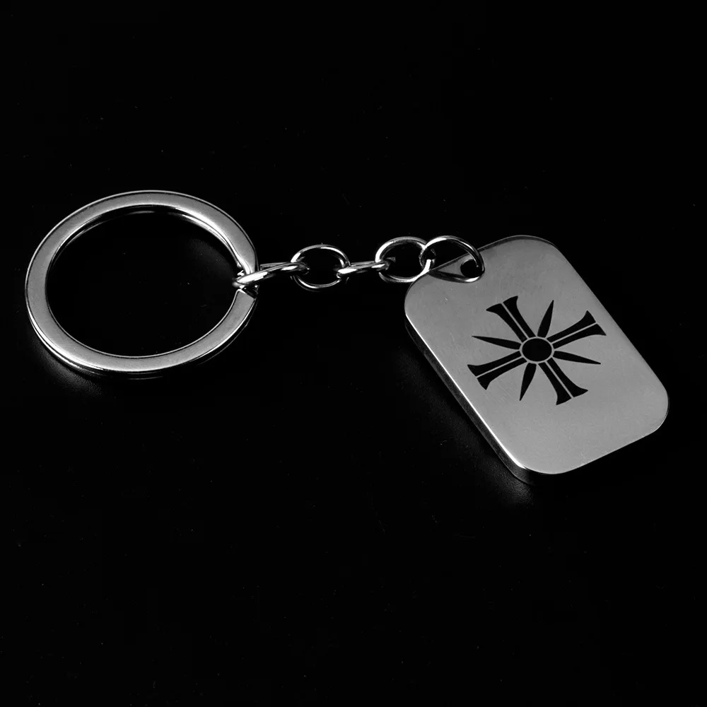 Game FAR CRY 5 Cosplay Props Sign LOGO Keychain Necklace Fashion Accessories Men Woman Gift Stainless Steel | Тематическая одежда