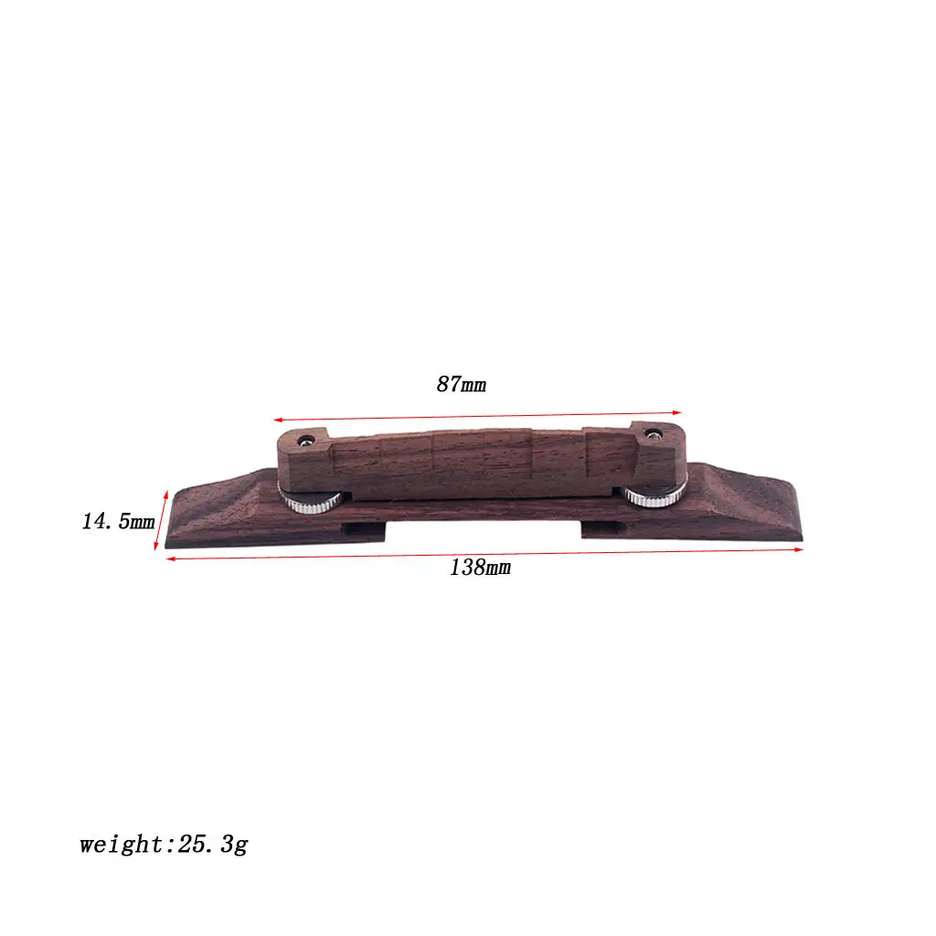 Бридж из розового дерева для джаз-гитары поставка седла Luthier | Спорт и развлечения