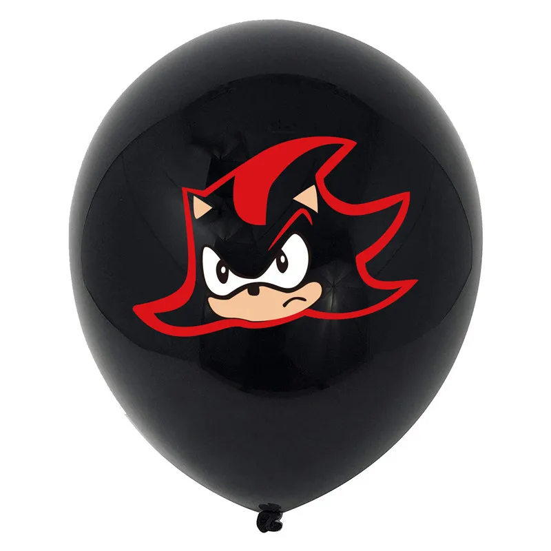 10pcs Sonic Latex Balloons The Hedgehog Superhero Game Fans Ballon Happy Birthday Party Decoration Kids Toys Supplies Globos - купить по