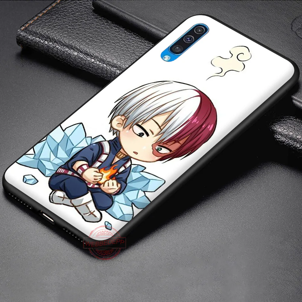 WEBBEDEPP шото Todoroki мягкий чехол для телефона с изображением цветов Samsung A10S A6 7 8 9 A10 20 A40