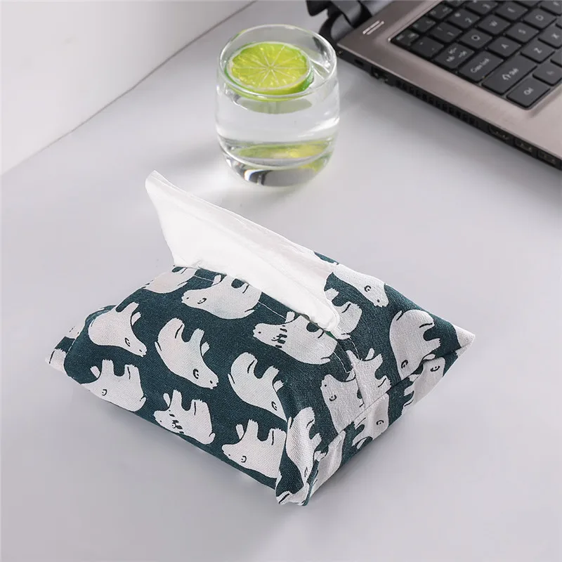Хлопковые и льняные бумажные полотенца Милая модель держателя нагнетающий чехол