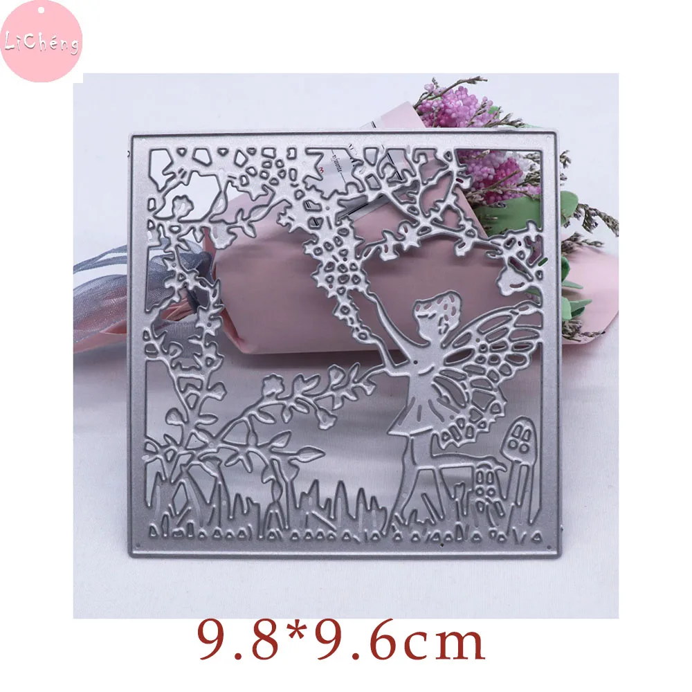 Angel Frame Dies Scrapbooking Album Mold Cutting Template And Embossing Stencil Tools Notebook Products For Crafts Border Dies