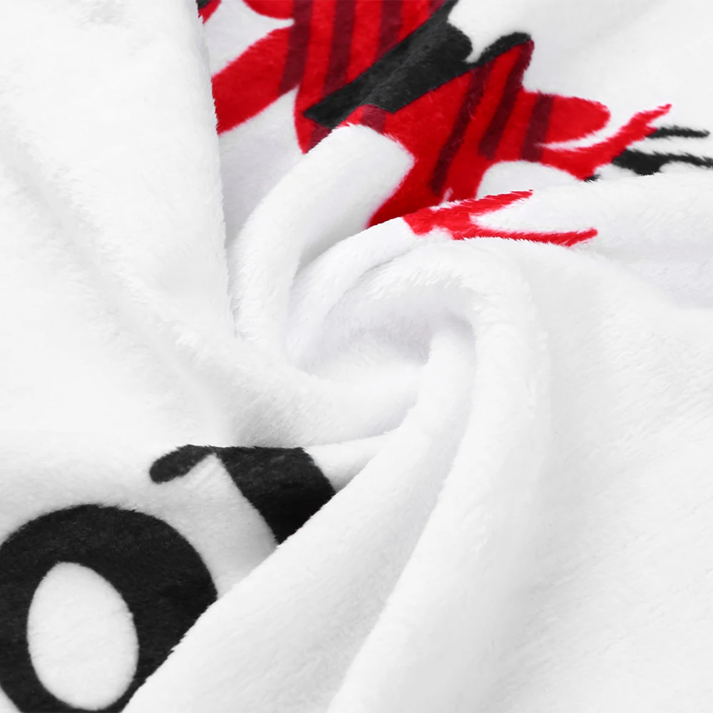 Рождественское одеяло для новорожденных фланелевое фотосессии ежемесячное