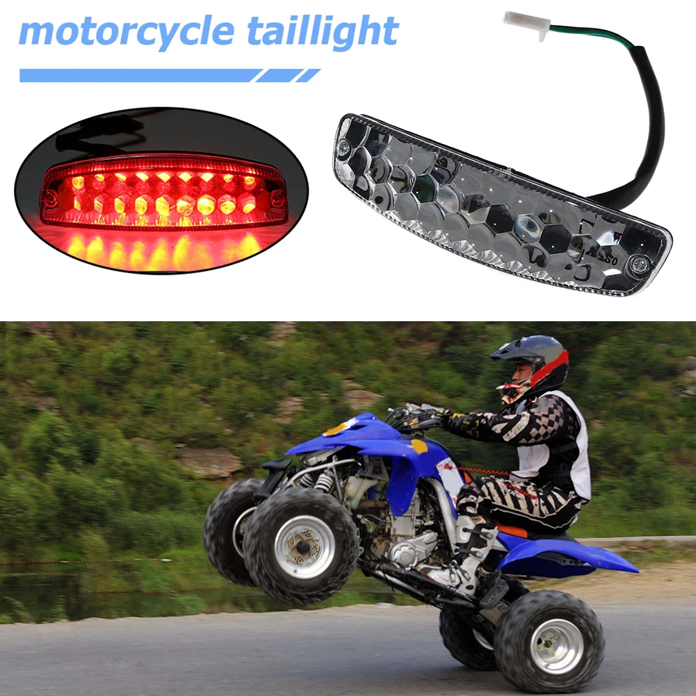 

Motorcycle Taillight Tail Brake Stop Lights LED for 50cc 125cc ATV Quad Kart Motorbike Rear Signal Lamp