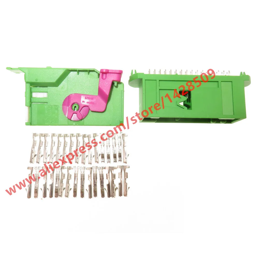 Комплект 32 pin 1J0972977C 1J0972977D разъем ecu для Audi VW Seat Skoda инструмент приборная панель