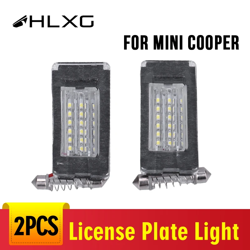 2x18SMD Canbus номерной знак свет лампы без ошибок светодиодный для MINI Cooper R56 R57 R58 R59