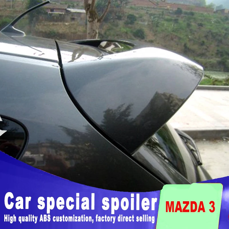 Большой спойлер из АБС пластика на заднее стекло крыло багажника 3 спойлера ДЛЯ