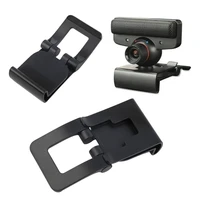 new black tv clip bracket adjustable mount holder stand for sony playstation 3 ps3 move controller eye camera wholesale