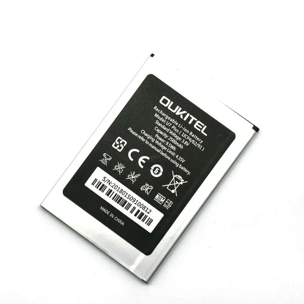 1 шт. Высококачественная новинка Оригинальная батарея Oukitel U7 plus для мобильный