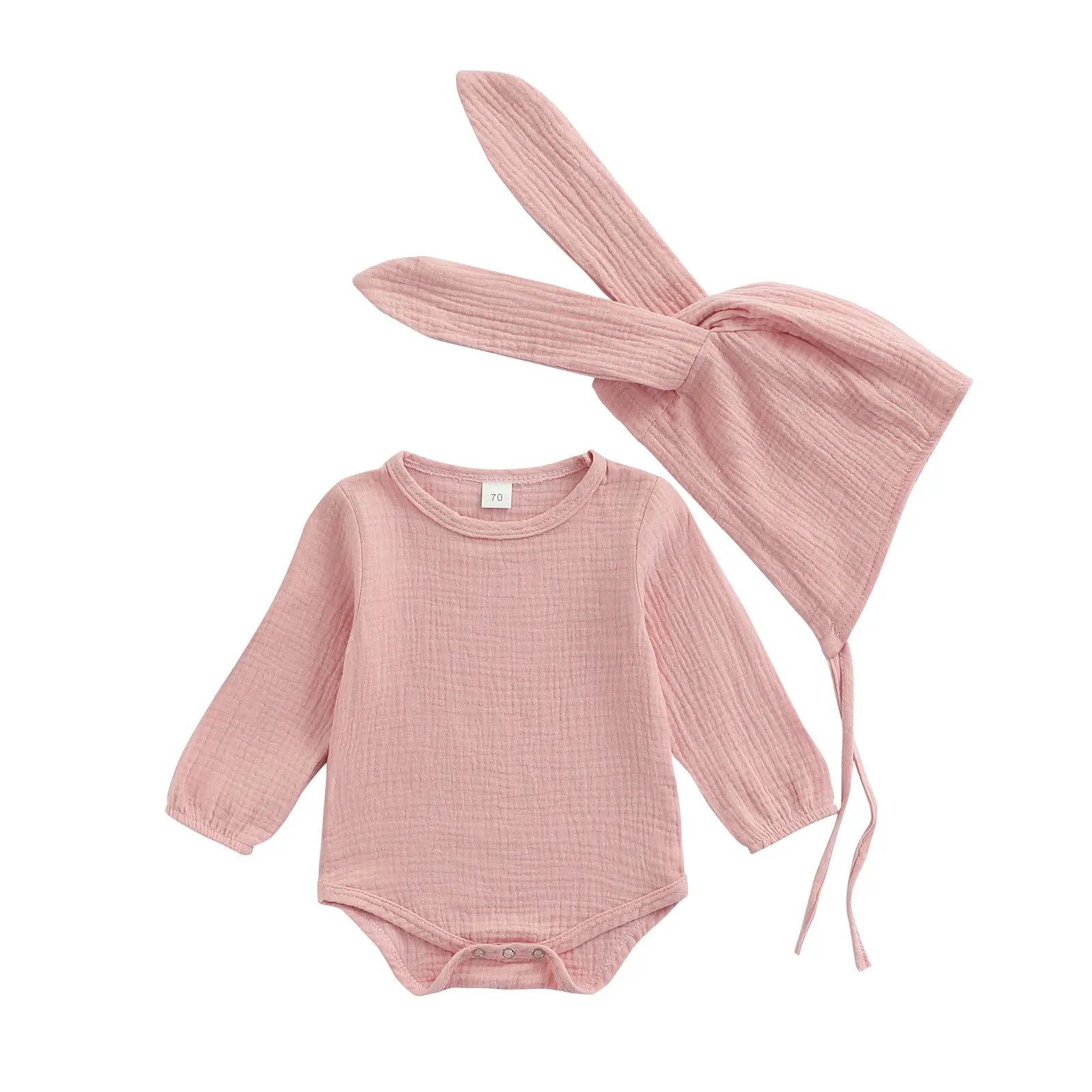 

Женский комплект, комбинезон с длинным рукавом, круглым вырезом и треугольным вырезом, детская одежда