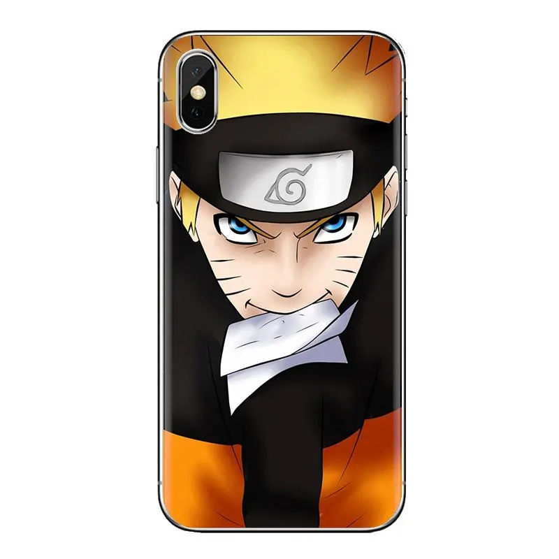 For iPod Touch Apple iPhone 4 4S 5 5S SE 5C 6 6S 7 8 X XR XS Plus MAX Transparent Soft Cases Cover Anime Naruto Itachi Sharingan |