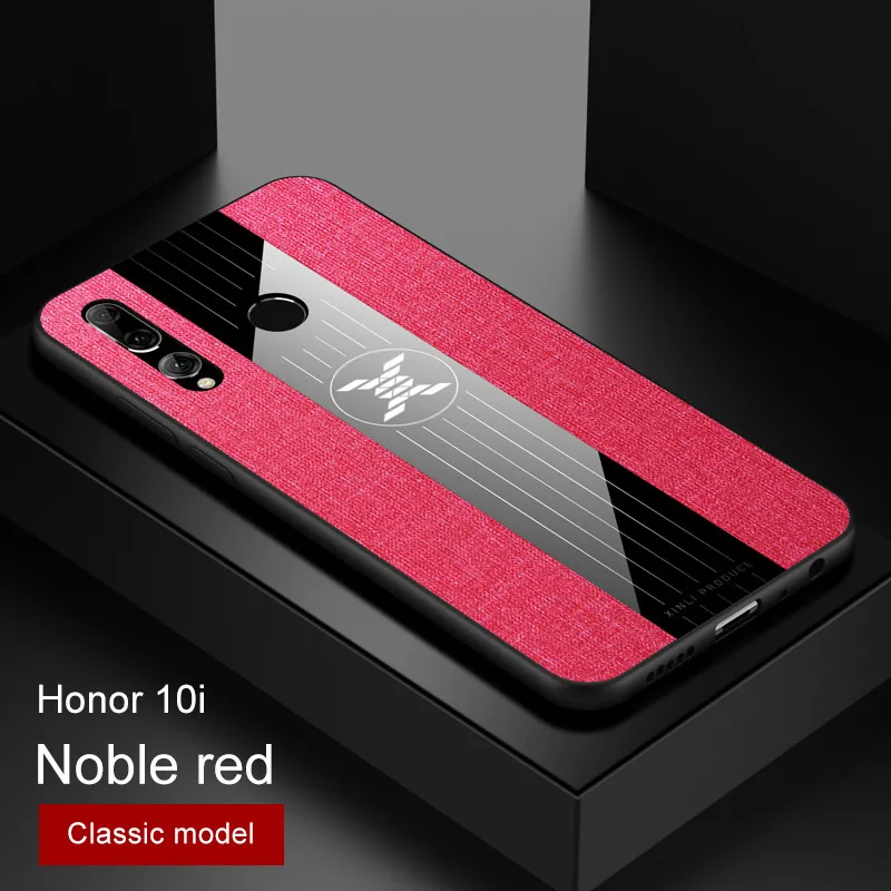 red Для huawei Honor 10i HRY-LX1T чехол металлическое кольцо-держатель подставка Магнитный чехол для Honor10i Honor 10 i 20i кожаный чехол - Цвет: red