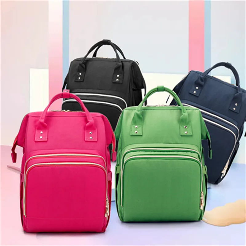 

Upgraded version of the shoulder Mummy bag Multi-function large capacity mother and baby bag Portable small cosmetic bag diaper