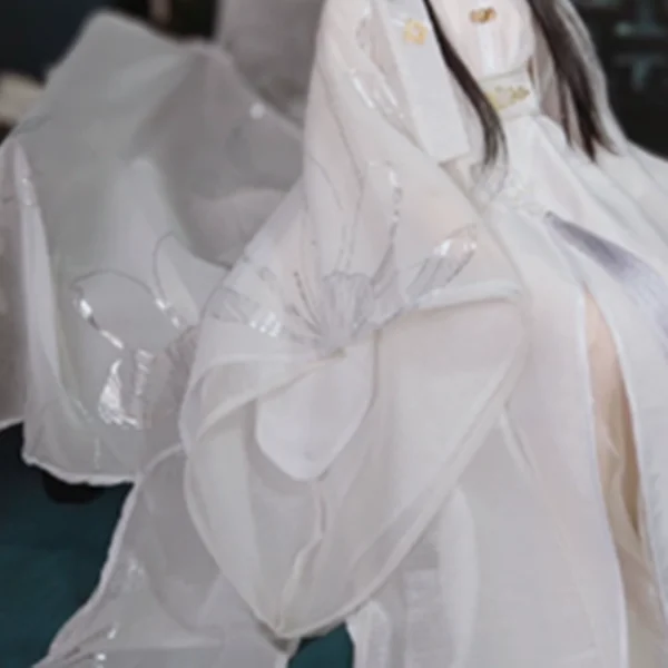 BJD одежда Китайский древний костюм bjd женский белый цвет-1/3 1/4 Fairyland minifee