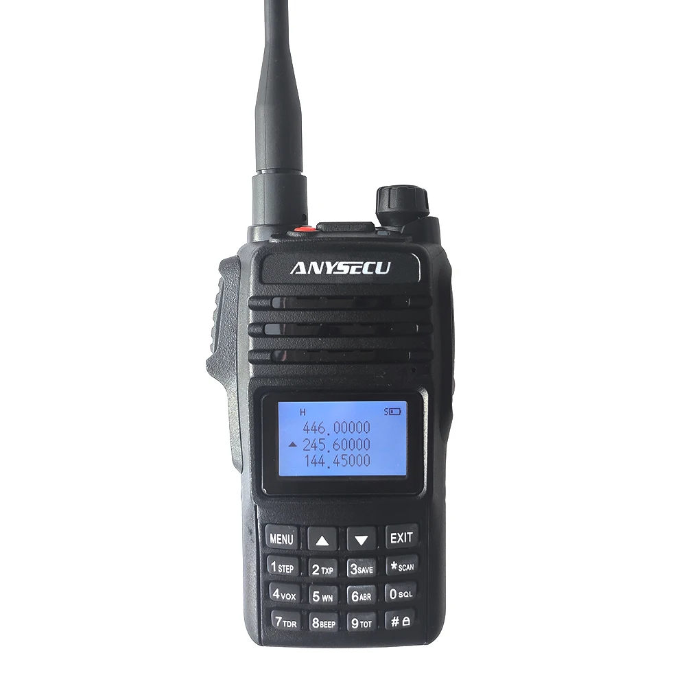 ANYSEC IP67 Водонепроницаемый U WP-68 Quad Band 136-174MHz 240-260MHz 330-390MHz 400-520MHz ручной радиоприемник