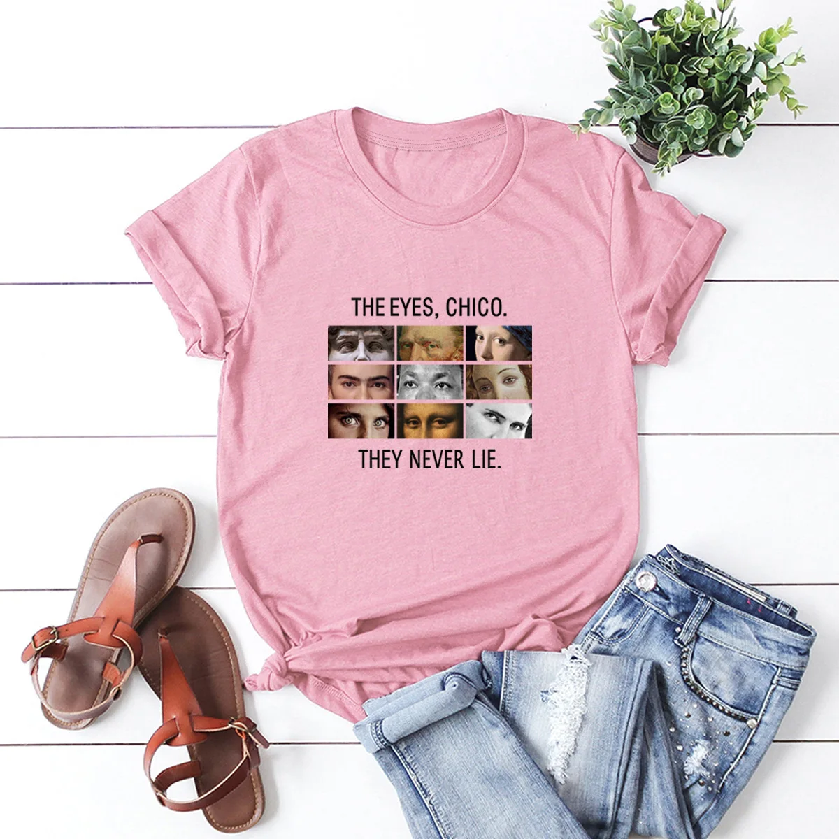 

Cotton Comfortable Short-Sleeve Women T-shirt Leisure Female Tops Tee Funny Sunglasses Printed T Shirts Plus Size S-5XL Camisas