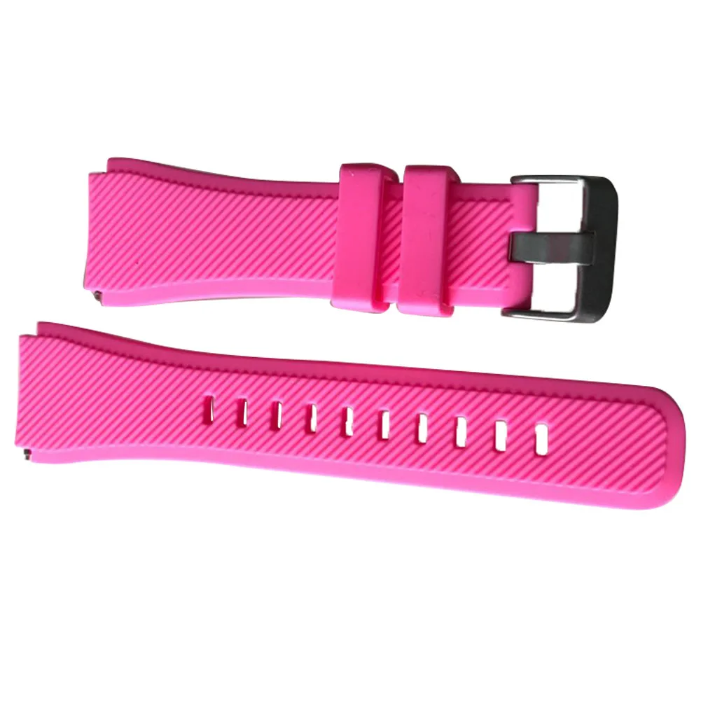 Ремешок силиконовый для наручных часов Регулируемый мягкий быстросъемный