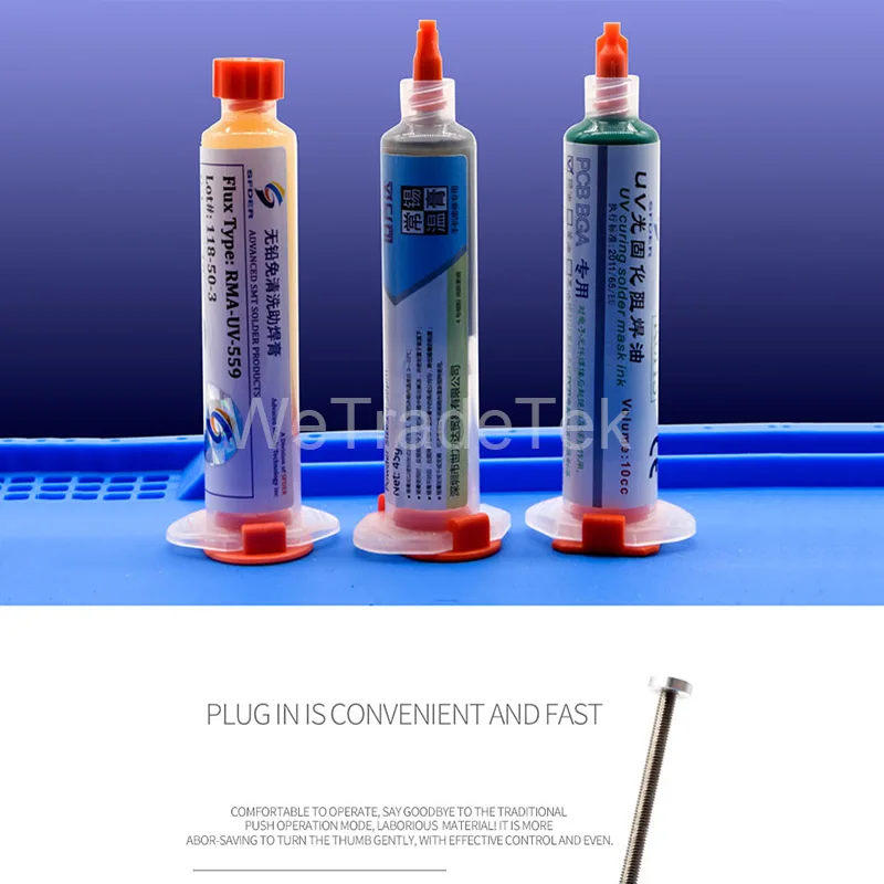 Дозатор паяльной пасты сварочный маслоусилитель из алюминиевого сплава УФ-клей