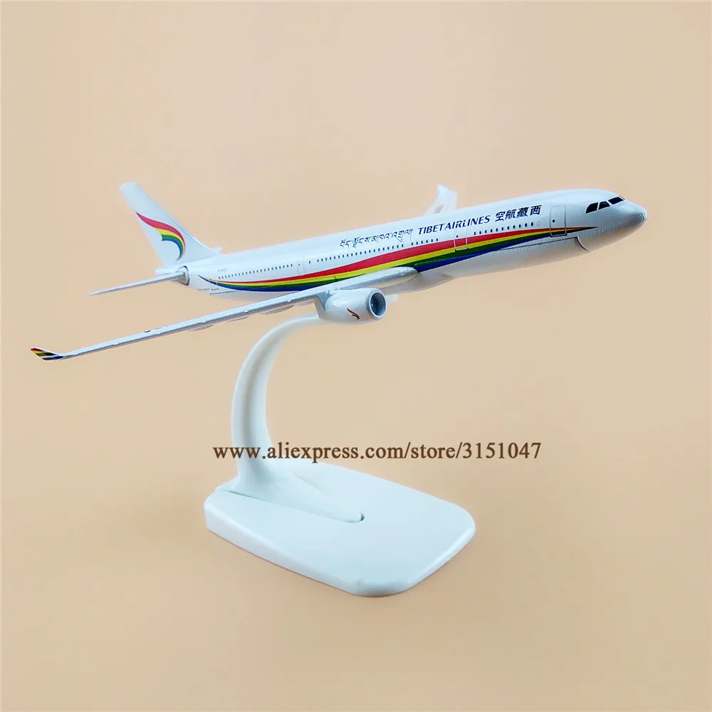 16 см Air CHINA TIBET Airbus 330 A330 Airlines модель самолета из сплава металла литья под давлением