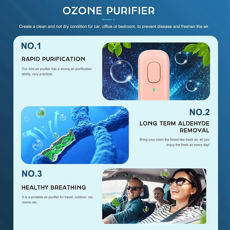 

Mini Air Cleaner Quiet Air Purifier Electric Closet Purifier Portable Shoe Cabinet Pet House Purifier US Plug