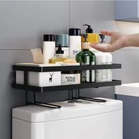 hole free wall mounted storage rack above the toilet tank multifunctional refrigerator storage rack bathroom accessories