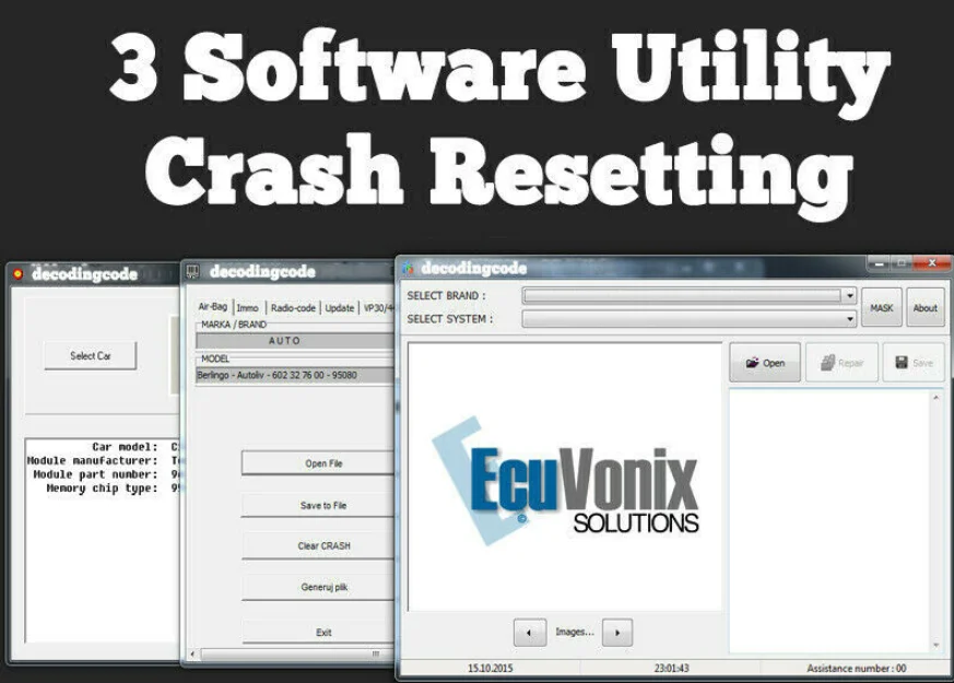 

SOFTWARE TO REMOVE / DELETE / RESET AIRBAG SRS CRASH DATA AND AIRBAG RESITTING