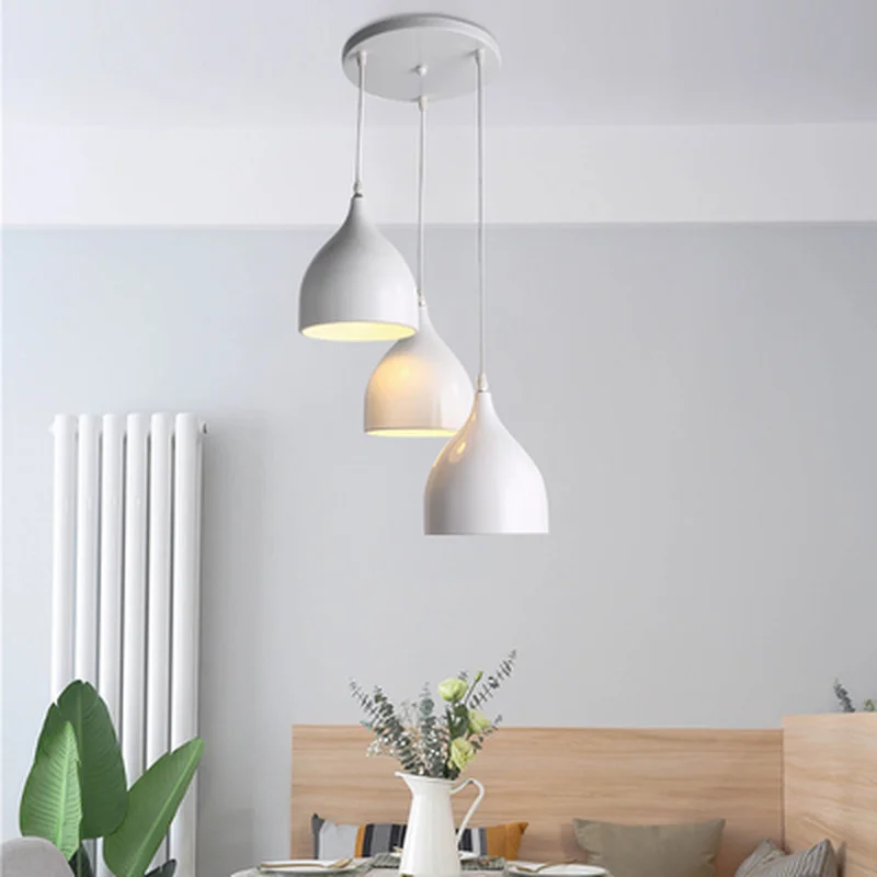 Современная потолочная лампа металлические светодиодные подвесные светильники