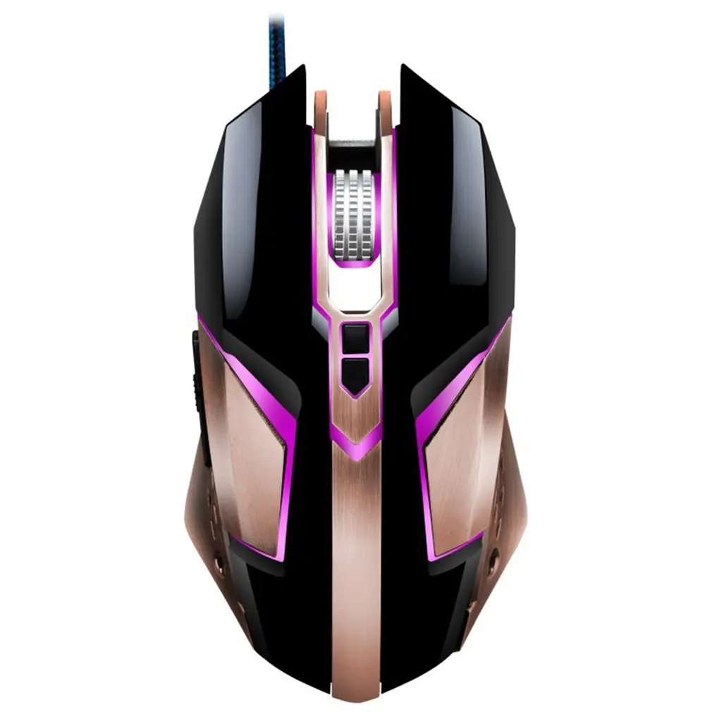 T03 эргономичная Проводная игровая мышь с 4800 точек/дюйм Регулируемая высокая
