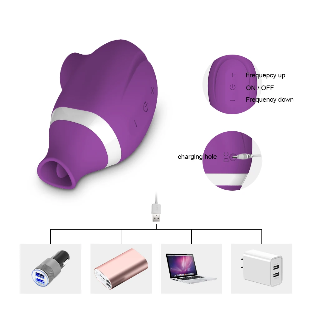 Vagina Sucking Vibrator 10 Speeds Vibrating Sucker Oral Sex Suction Licking Clitoris Stimulator Erotic Toy for Women | Красота и