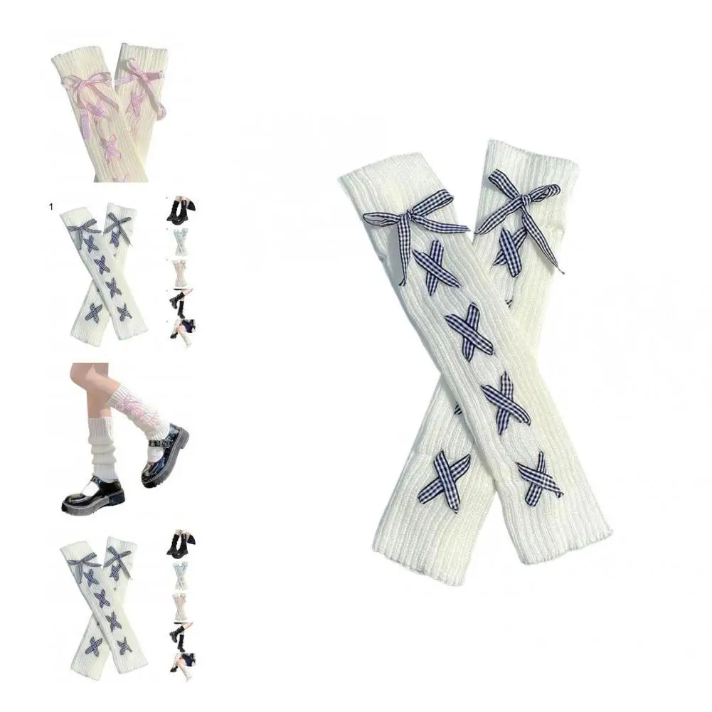 

Attractive Leg Warmer Socks Middle Tube Girls Simple Stretchy Leg Socks Women Leg Warmers Women Leg Warmers 1 Pair
