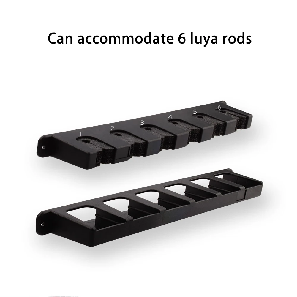 

Cbmmaker Fishing Vertical 6-Rod Holder Rack Fishing Pole Holder Rod Stand Wall Mount Modular For Garage Carp Fishing Accessories