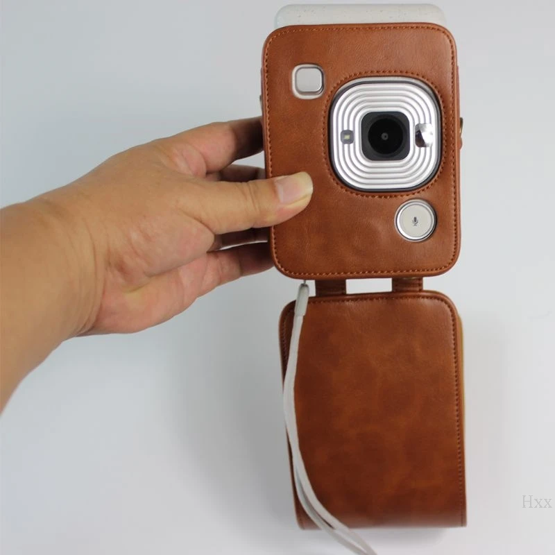 Высококачественная сумка из искусственной кожи в кожаном футляре для Fuji Fujifilm Instax Mini Liplay Kit