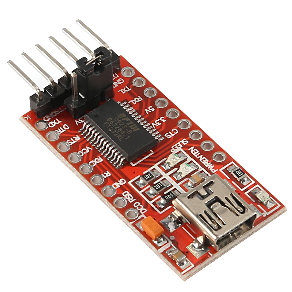 Модуль последовательного адаптера FT232RL FTDI Micro USB 3 В 5 в TTL для мини-порта Arduino FT232 |