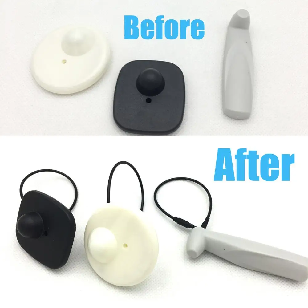 Шнурок 17 см для этикетки безопасности eas тканевый бирка шнурок 100 шт. черный цвет