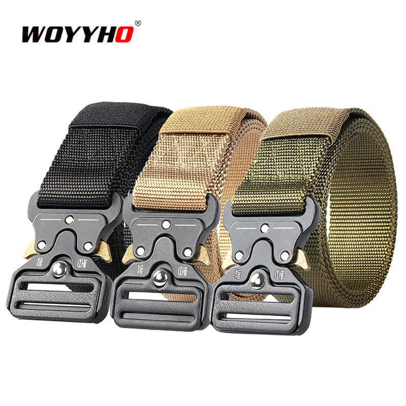 

Wear-resisting Adjustable Tactical Belt Buckle,Scratch-resistant Multifunctional Outdoor Combat Belt,Outdoor Hunting Bags Belt