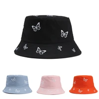 double sided womens bucket hat adult fashion printing sunshade fishermans hats womens basin cap outdoor sun caps